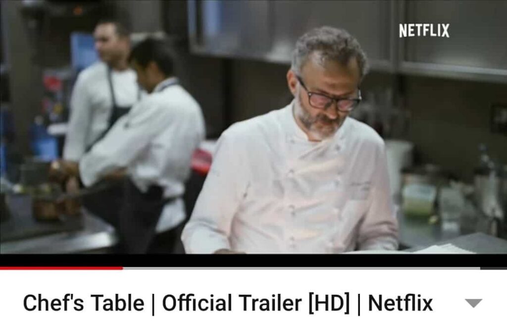 Chef’s Table documentary Trailer Netflix