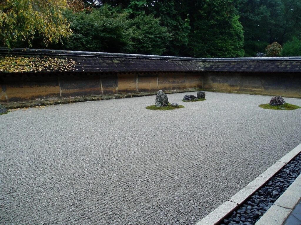 The symbolic of the sand stone Garden